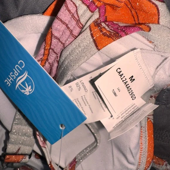 CUPSHE Bikini NWT Floral - Picture 6 of 7